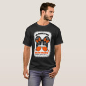 3月に私たちは衣服オレンジMs多発性硬化症戦争 Tシャツ (正面フル)