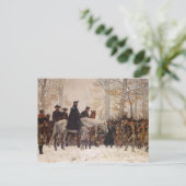 3月に谷フォージ – William Trego (1883) ポストカード (スタンド正面)