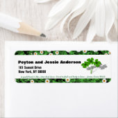 3月のテーマパーソナライズされた住所 ラベル (インサイチュ)