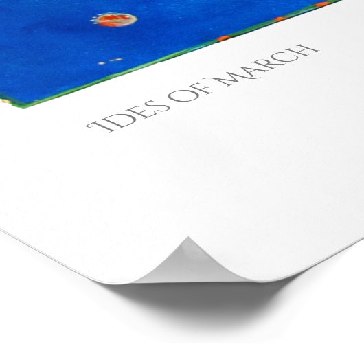 3月のプリント ポスター (角)