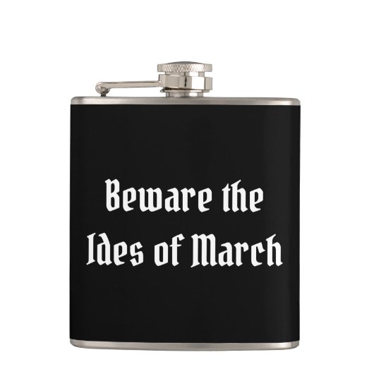 3月の側近に注意 フラスク (正面)