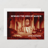 3月の側近に注意 ポストカード (正面/裏面)