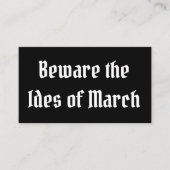 3月の側近に注意 名刺 (正面)