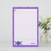 3月の女神シンボル 便箋 (スタンド正面)