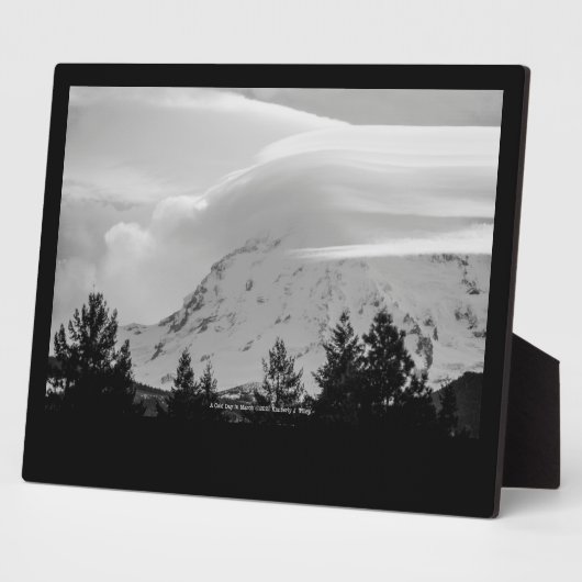 3月の寒い日 フォトプラーク (側面)