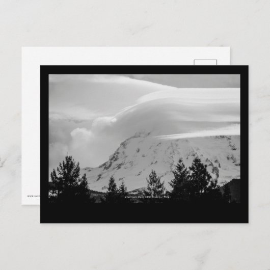 3月の寒い日 ポストカード (正面/裏面)