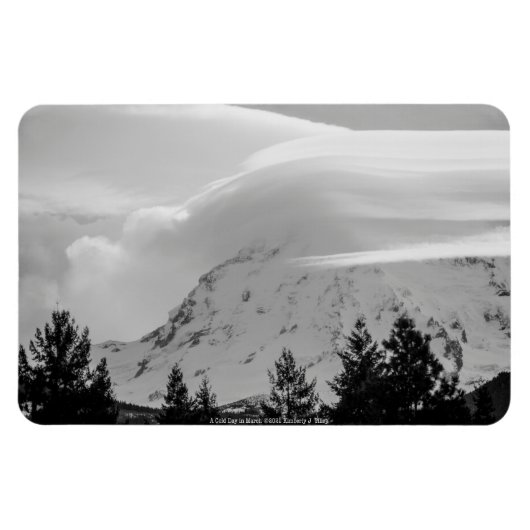 3月の寒い日 マグネット (横)