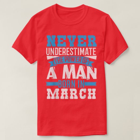 3月の権力を軽生まれく見せない  Tシャツ (デザイン正面)