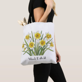 3月の水仙の花 トートバッグ