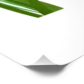 3月の水仙パーソナライズ誕生日 ポスター (コーナー)