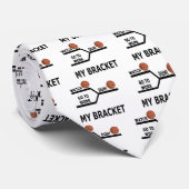 3月の狂気のバスケットボールおもしろいなブラケットのTシャツ ネクタイ (ロール)