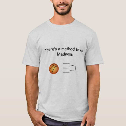 3月の狂気: 私の狂気へ方法があります Tシャツ (正面)