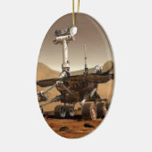 3月の粗紡機の宇宙設計 セラミックオーナメント (左)