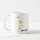 3月の花カスタマイズギフト コーヒーマグカップ (左)