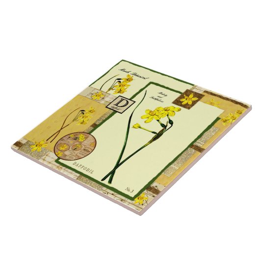 3月の花 タイル (側面)