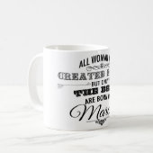 3月の誕生日のマグ コーヒーマグカップ (正面左)