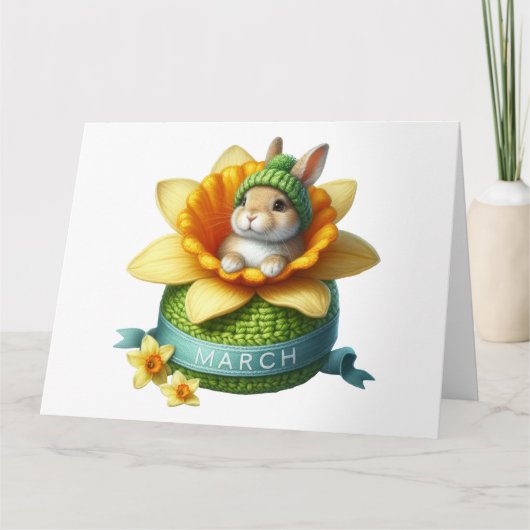 3月の誕生日カード カード (正面)