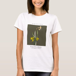 3月の誕生月のお花 Tシャツ