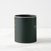 3月の誕生花 水仙の名入れゴールドマグカップ マグカップ (中央)