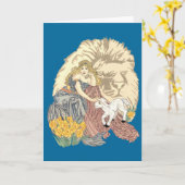 3月の風 カード (黄色い花)