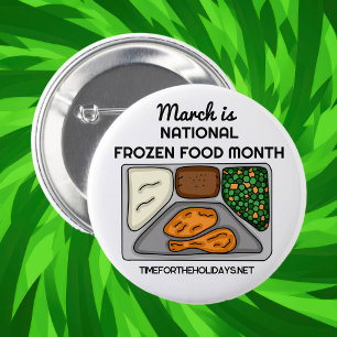3月は凍っていNational Food Month 缶バッジ