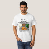 3月は凍っていNational Food Month Tシャツ (正面フル)