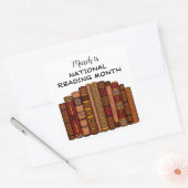 3月は国読の月 スクエアシール (封筒)