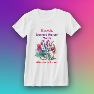 3月は女性の歴史の月を含インスパイアむ Tシャツ