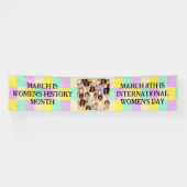3月は女性の歴史月間 横断幕 (横)