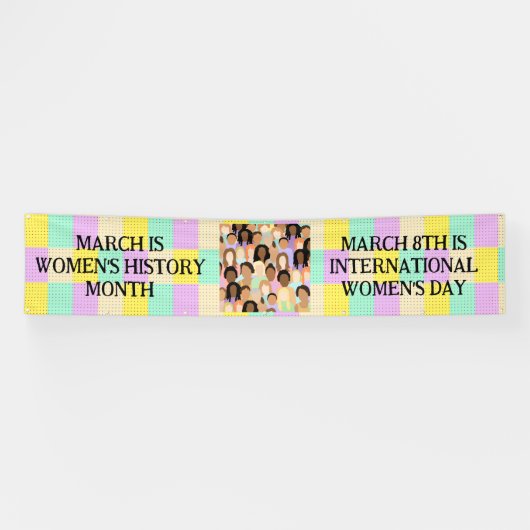 3月は女性の歴史月間 横断幕 (横)