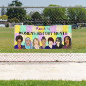 3月は女性の歴史月間 横断幕 (インサイチュ)