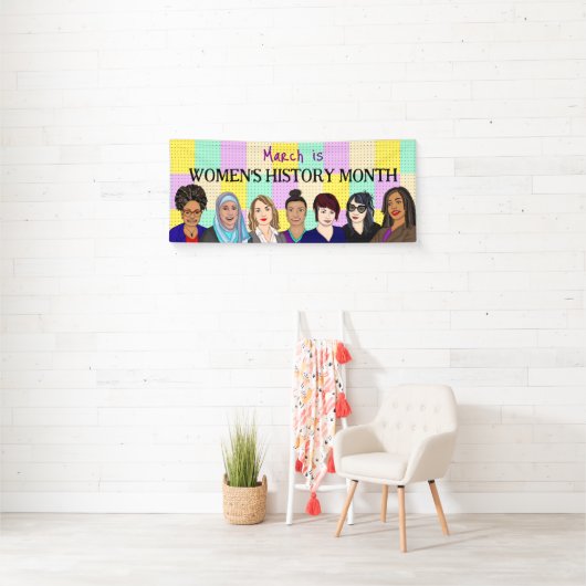 3月は女性の歴史月間 横断幕 (インサイチュ)