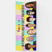 3月は女性の歴史月間 横断幕 (縦)