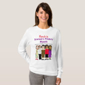 3月は女性の歴史月間 Tシャツ (正面フル)