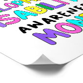 3月は発達障害認識度月 ポスター (角)