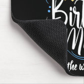 3月は私の誕生日月書道イエローデイ マウスパッド (コーナー)