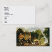 「3月を去るDorkingおよびロンドン王室のな郵便 名刺 (正面/裏面)