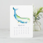 3月スタンドアローンカレンダーブルーホエールイベント メニュー (スタンド正面)