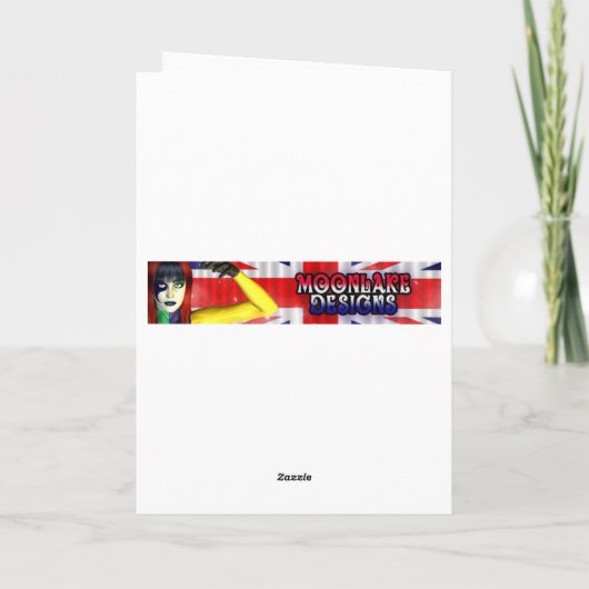 3月セルトのドルイド誕生日の木の記号 カード (裏面)