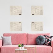 3月バスケットボールクアドラントベージュ色抽象芸術 (リビング)