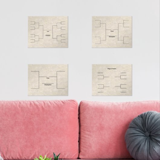 3月バスケットボール16 8 4チームブラケッ遊トインベージュ色 (リビング)