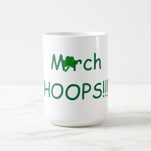 3月バスケバスケットボールユーモア15oz.マグ コーヒーマグカップ