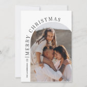 3月モダン12日の写真年レビュー・クリスマス シーズンカード (正面)