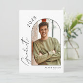 3月モダン2日写真卒業パーティー 招待状 (スタンド正面)