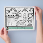 3月不動産仲介業者オープンハウス色彩活動ページ チラシ (手)