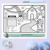 3月不動産仲介業者オープンハウス色彩活動ページ チラシ (シングル)