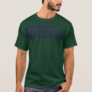 3月国際的8日 Tシャツ