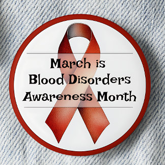 3月血液疾患認識度月 缶バッジ