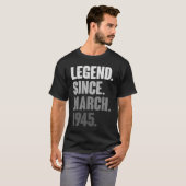 3月誕生日78th装飾78歳ビンタグ tシャツ (正面フル)