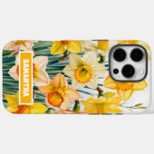 3月誕生月花名前をカスタムする Case-Mate iPhoneケース (裏面 (横))